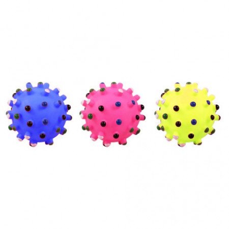 Pawise 14141 igracka za pse 6,5cm 1kom Vinyl spiky dot ball S