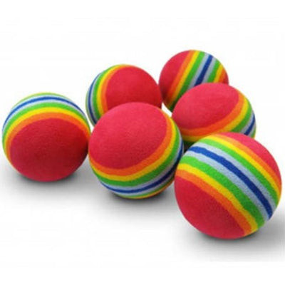 Pawise 28101 loptica za macke 1kom RAINBOW FOAM BALLS