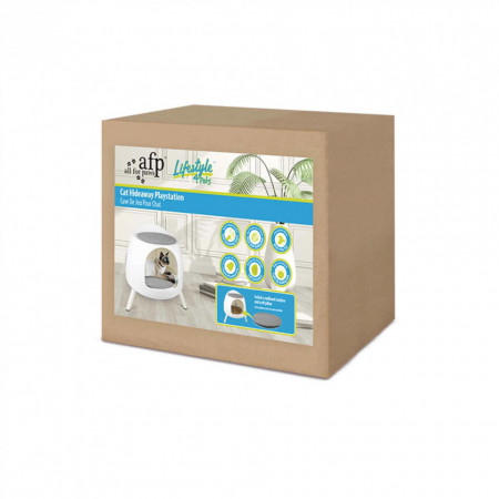 Afp 5764 3 u 1 kucica lezaljka grebalica 51 x 54 x 48 cm Lifestyle 4 Pets - Img 2