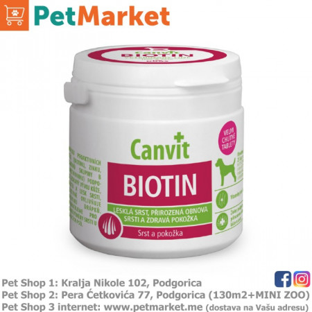 Canvit Biotin (za pse) 100g 100tbl