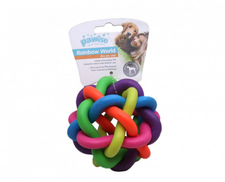 Pawise 14669 igracka za pse 10cm Rainbow World - Ball L