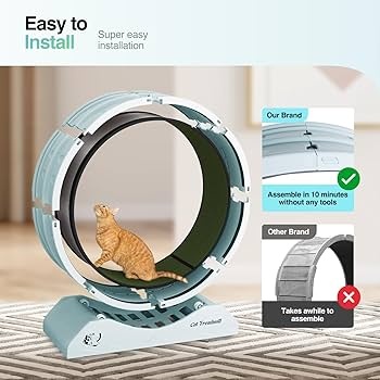 Pawise Cat Excise Wheel 80 * 33 * h85cm Tocak za mačke + gratis igracka - Img 3