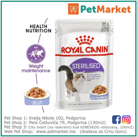Royal Canin Sterilised in Yelly (preliv) 85 gr
