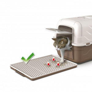 10589 PODLOGA ZA TOALET PREMIUM Genius 46x36x3h cm GeorPlast