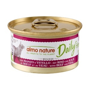 DAILY CAT konzerva 85g - Mus - Govedina i Teletina GRAIN FREE – ALMO NATURE