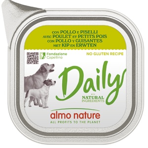 DAILY DOG Pašteta 100g - Piletina i grašak GLUTEN FREE – ALMO NATURE
