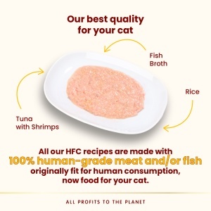 HFC CAT konzerva 70g - Mus - Tuna i škampi GLUTEN FREE (60% mesa) – ALMO NATURE - Img 2