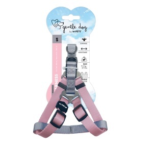 M-PETS 10847599 AM/oprtac/grudnjak za pse obim 34-50 cm GENTLE DOG Triangle Harness S Pink