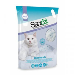 Sanicat Diamonds Unscented 5L Silica gel