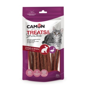 Camon AF010/C Poslastica za mačke zečetina/ pačetina 60g
