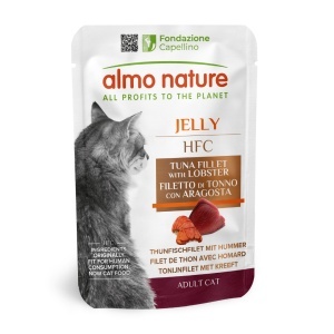 HFC CAT Kesica 55g - Tuna file i Jastog u želeu GLUTEN FREE (59% mesa) – ALMO NATURE