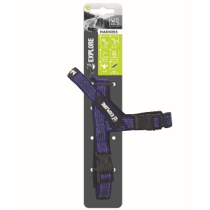 M-PETS 10821699 REFLEKTUJUCI AM za pse EXPLORE Harness Blue - XL
