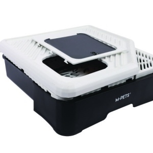 M-PETS 20104399 Toalet TERRA FORMA ECO Black Floral 50*52*48cm - Img 4