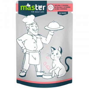 Master Cat Preliv 80g Teletina u sosu (pouch)