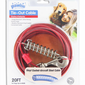 Pawise 11513 sajla za vezivanje 6m Heavy Duty Tie Out Cable 20FT (Upto 120LBS)