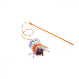 Afp 2806 pecaljka za macke 42,5*7,5*3cm Furry Ball-Fluffer Wand - Orange