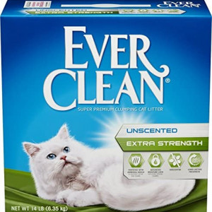 EVER CLEAN Posip za mačke Extra Strenght Unscented 6L