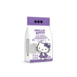 HELLO KITTY 5L Cat Litter Lavanda - klupčajući posip za mačke