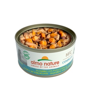 HFC CAT konzerva 70g - Skuša i slatki krompir MONO-PROTEIN (73% mesa) – ALMO NATURE
