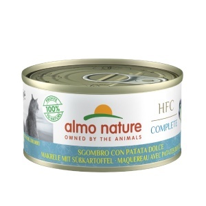 HFC CAT konzerva 70g - Skuša i slatki krompir MONO-PROTEIN (73% mesa) – ALMO NATURE - Img 2