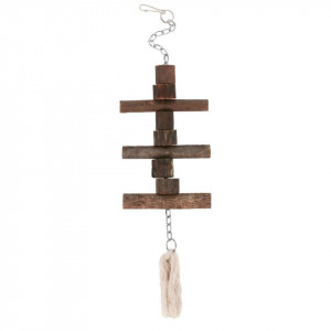 Kerbl 83133 Igracka za papagaje 40 cm parrot toys, natural wood
