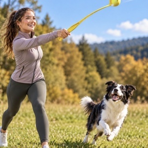 M-PETS 10616899 Igracka za pse CATAPULT *1 kom Ball Laucher 65cm