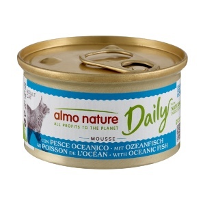 DAILY CAT konzerva 85g - Mus - Okeanska riba GRAIN FREE – ALMO NATURE