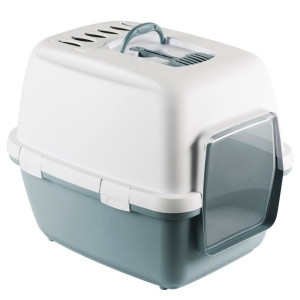 Kerbl 81580 Toalet za mačke 58x45x48cm Litter Box Cathy Comfort blue/white,