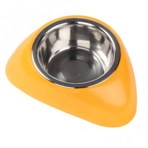 Pawise 11021 posuda za pse i mačke 1kom 350ML stainless steel bowl w/plastic stand S - Img 2
