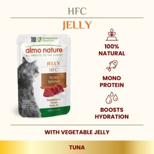 HFC CAT Kesica 55g - Tuna u želeu MONO-PROTEIN – ALMO NATURE - Img 3