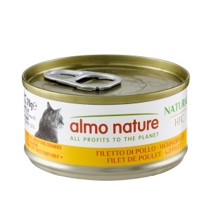 HFC CAT konzerva 70g - Pileći File (75% mesa) – ALMO NATURE
