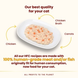 HFC CAT konzerva 70g - Piletina i šargarepa MONO-PROTEIN (55% mesa) – ALMO NATURE - Img 2