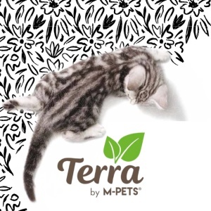 M-PETS 20104399 Toalet TERRA FORMA ECO Black Floral 50*52*48cm - Img 5