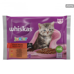 WHISKAS JUNIOR IZBOR MESA 4X85G