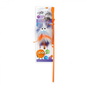 Afp 2806 pecaljka za macke 42,5*7,5*3cm Furry Ball-Fluffer Wand - Orange - Img 2