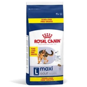 Royal Canin Maxi Adult 15 kg +3kg GRATIS