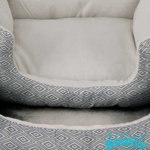 Pawise 12446 ležaljka za pse 63.5cm*63cm x1kom Square Dog Bed-grey L - Img 2