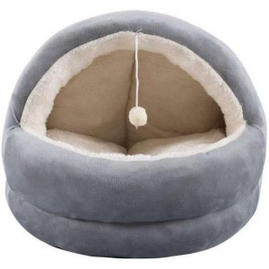 Pawise 28591 lezaljka 43cm Cat Igloo Bed-Gray