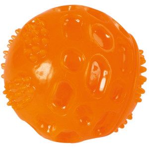 Kerbl 81483 Igracka Ball ToyFastic, Squeaky orange, 6cm