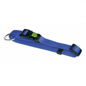 Kerbl 83709 Ogrlica MIAMI 25 mm, 45 - 65 cm collar, adjustable blue