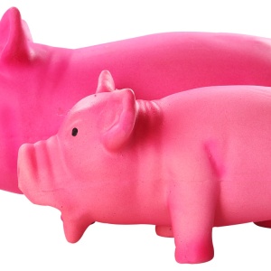 Pawise 14032 Igračka za pse 20x9x11cm *1kom - Pink Latex Pig L