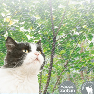 Pawise 28405 Mreža za balkon 8x3m - Balcony Cat Net Transparent