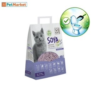 Soya - Tofu - Posip za mačke 6L Miris LAVANDA