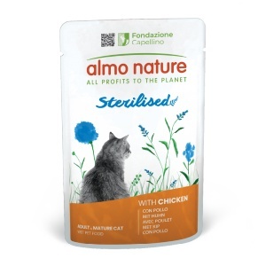 STERILISED CAT Preliv 70g - Piletina FUNCTIONAL – ALMO NATURE