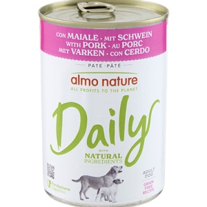 DAILY DOG Konzerva 400g - Svinjetina GRAIN FREE – ALMO NATURE