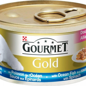 GOURMET Gold okeanska riba i sos od spanaća 85gr