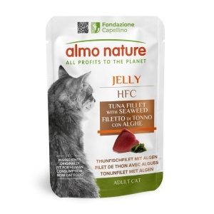 HFC CAT Kesica 55g - Tuna file i morske alge u želeu MONO-PROTEIN (55% mesa) – ALMO NATURE