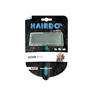 M-PETS 10106499 Cetkaza pse i macke Hairdo SLICKER Brush 2 x 18 cm - Img 2