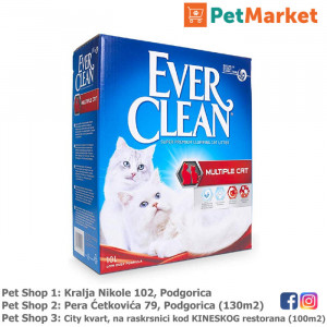 EVER CLEAN 10L Posip za mačke MULTIPLE CAT