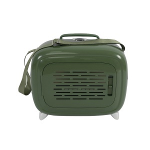M-PETS 20401099 Transporter za macke i pse 44,7 x 26,6 x 38,4h cm SIXTIES TV Pet Carrier - Green - Img 2